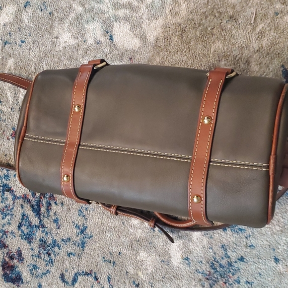 Dooney & Bourke Leather Satchel Crossbody Purse Bag - Picture 4 of 11